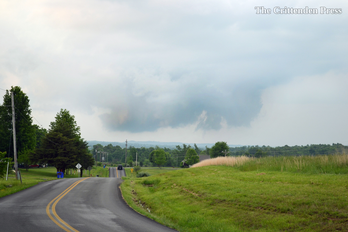 The Press Online Funnel cloud reported over county