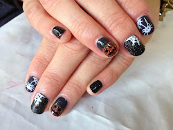 shellac nail halloween cnd match mix polish october