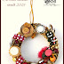 Wieniec świąteczny i orientalne zawieszki na choinkę/Handmade ornaments and  mini wreath for Christmas tree