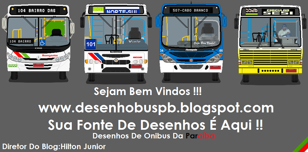 Desenhos de Ônibus da Paraíba