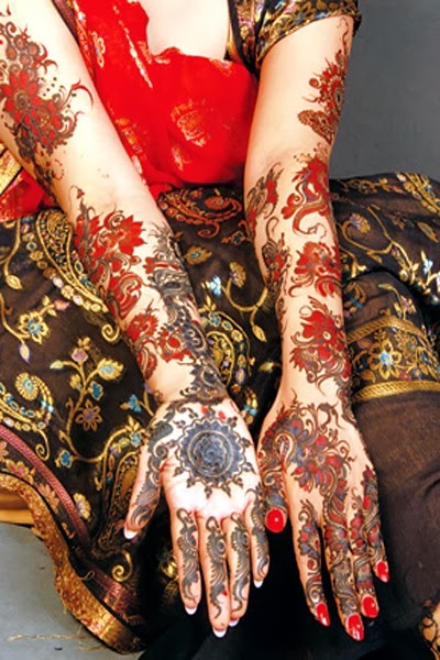 Elegant & Latest Mehndi Designs For Women From The Collection Of Winter 2014 & 2014