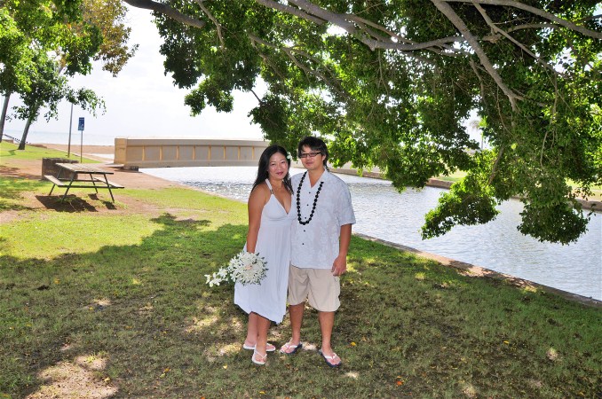 Chinese Hawaii Weddings Waialae Beach Park