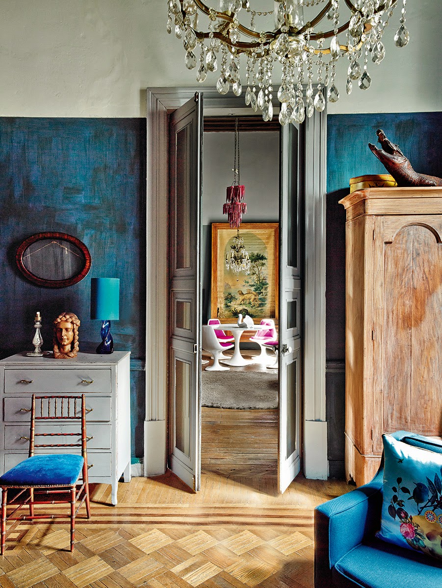 gloriously colourful home in Spanish Architectural Digest