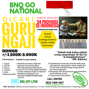 Dicari Guru Ngaji Se-Indonesia