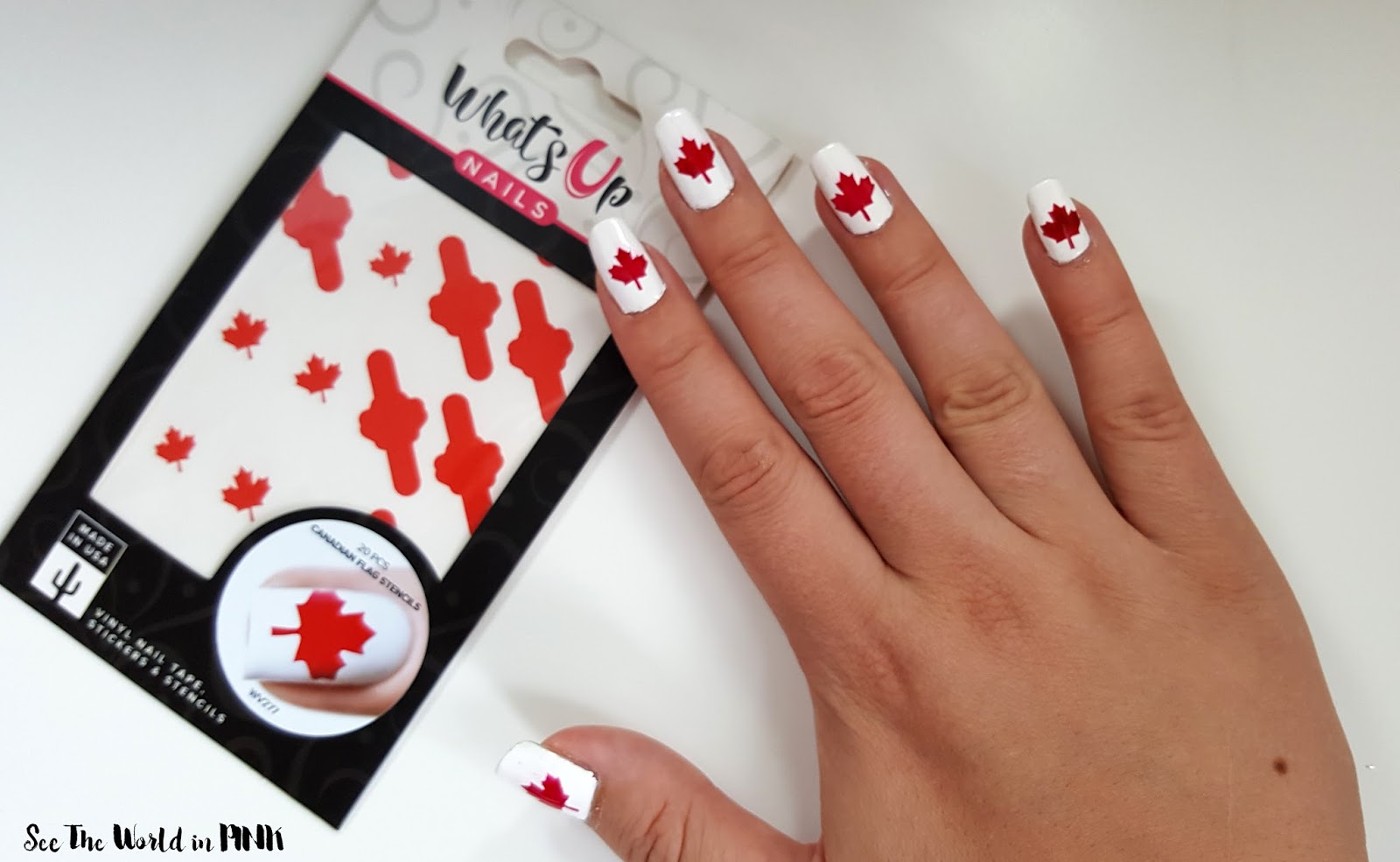 Manicure Wednesday - Getting Ready For Canada Day With Nail Polish Canada & What's Up Nails ( + A Freebie Code For The First 10 People!)