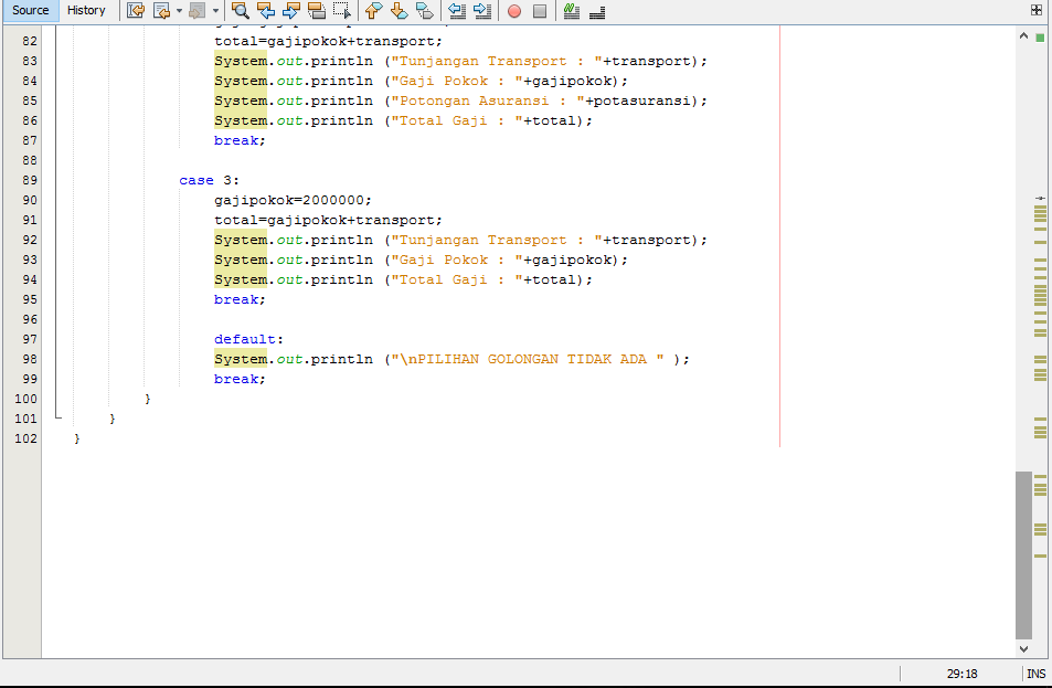 ALGORITMA DAN PEMOGRAMAN Algoritma Untuk Menentukan Gaji