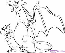Charizard coloring page 4