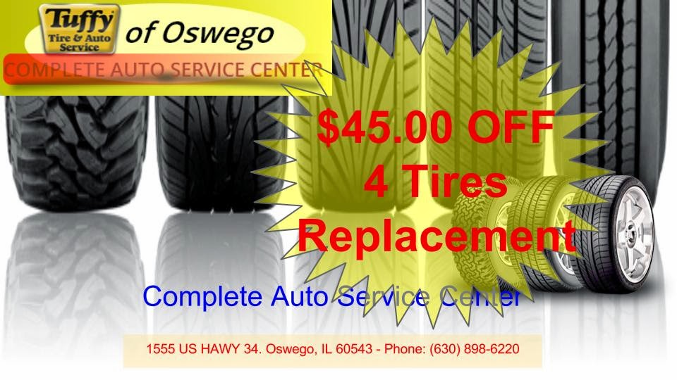 Tuffy of Oswego Complete Auto Service Center 1555 US RT 34 Oswego, IL 60543 / 6308986599