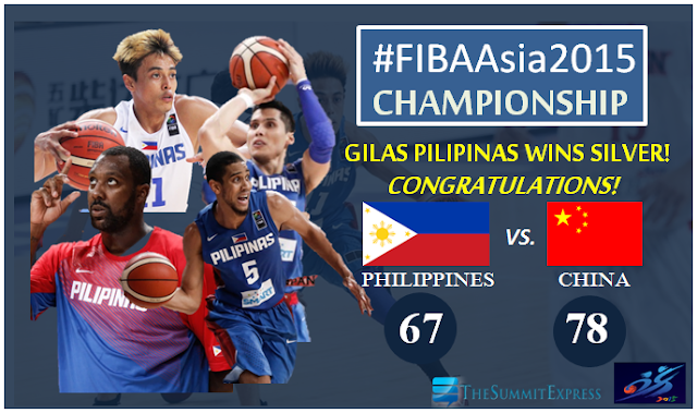 Gilas Pilipinas wins silver