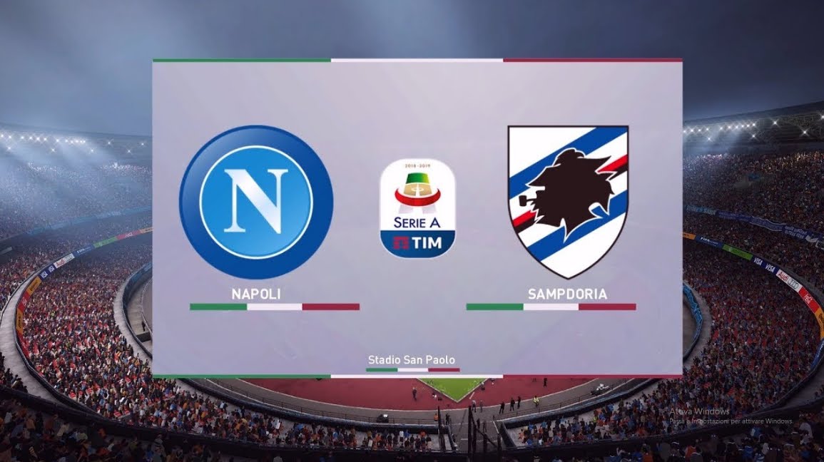 NAPOLI SAMPDORIA Streaming: dove vederla in Diretta Video Online, Sky o DAZN?