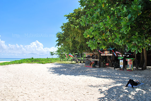 Beach at Sipadan