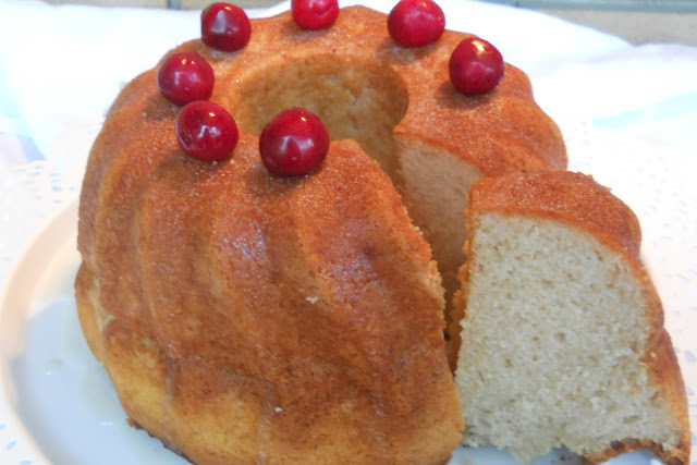 ciambella al tè verde senza burro 