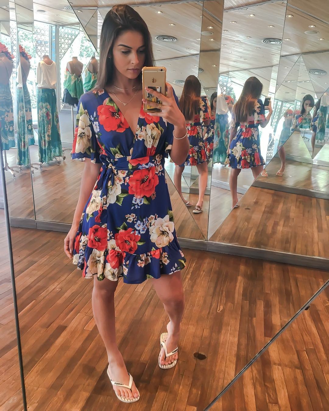 vestido estilo havaiana
