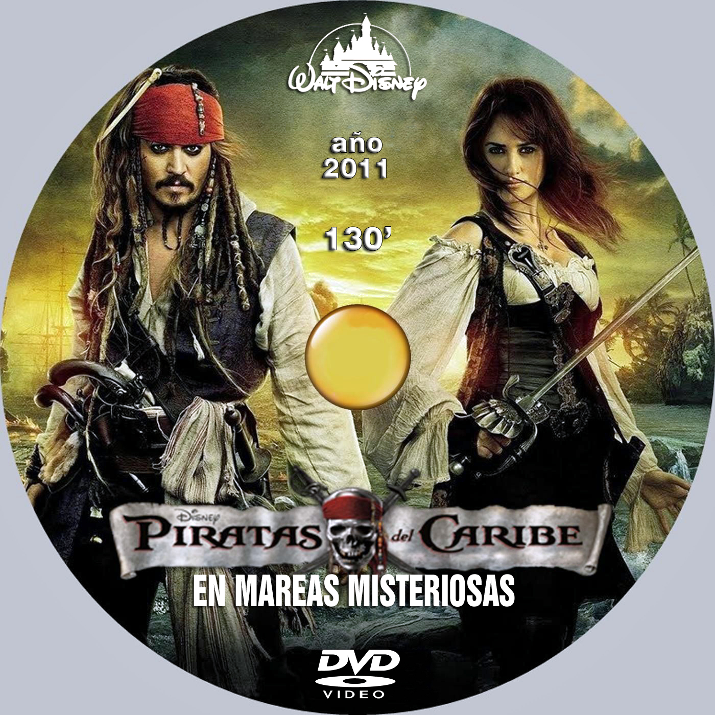  Piratas Del Caribe: En Mareas Misteriosa (Import Movie)  (European Format - Zone 2) (2011) Keith Richards; K : Movies & TV
