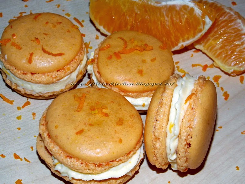 Macarons cu portocale
