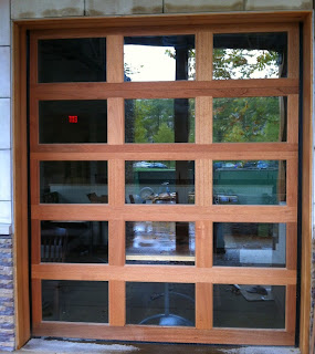 Wood Glass Garage Doors