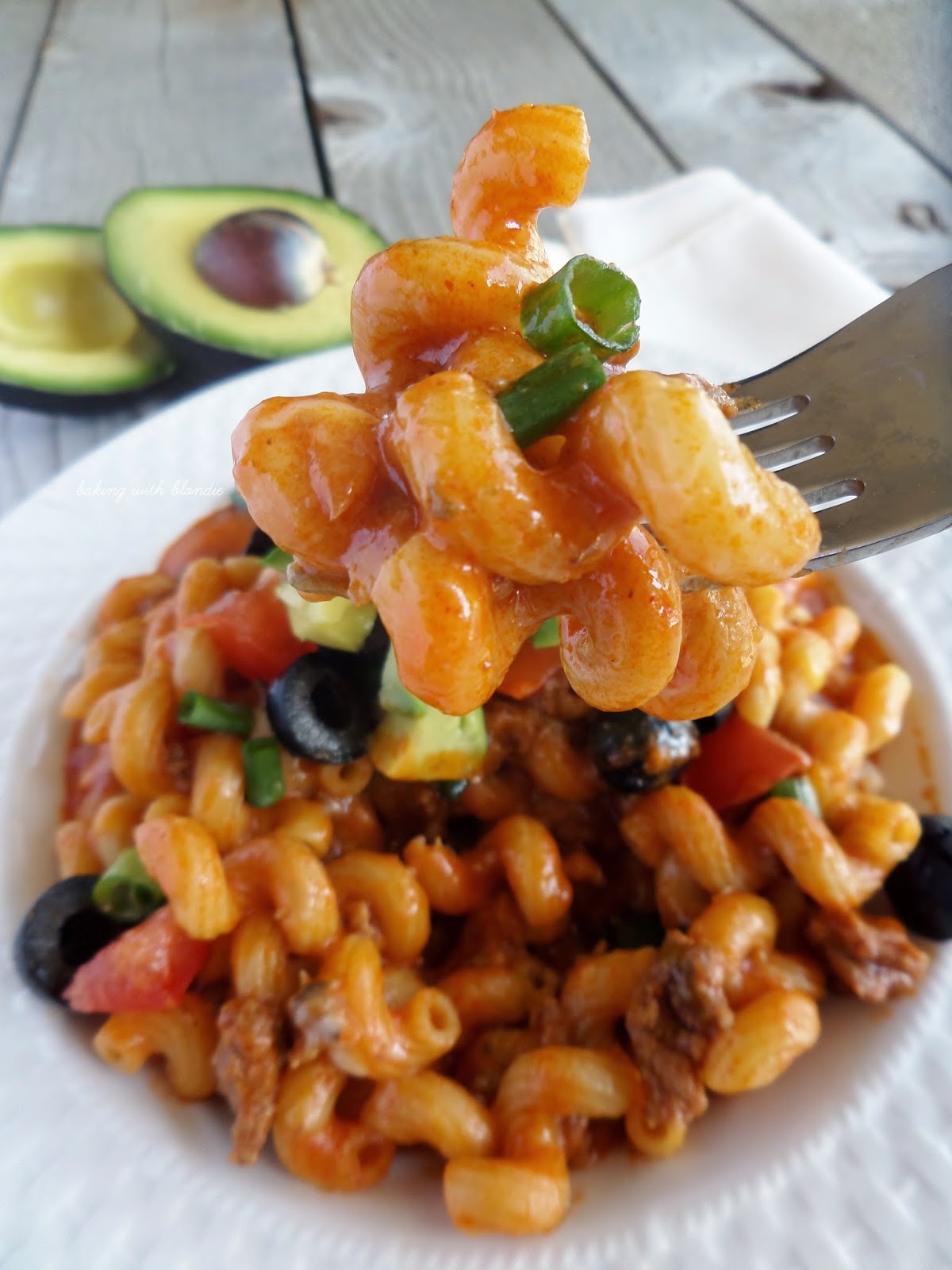 Easy Enchilada Pasta