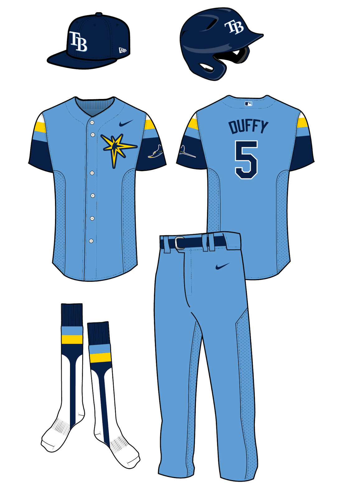 Sports Logo Spot MLB Color Rush Rays