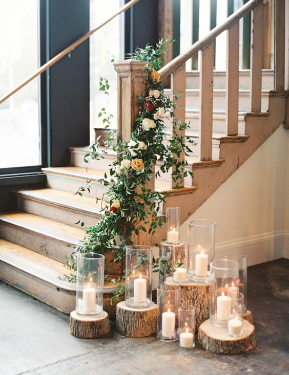 postcards and pretties pretty details candlelight and logs