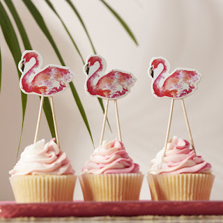 cupcake de flamingo