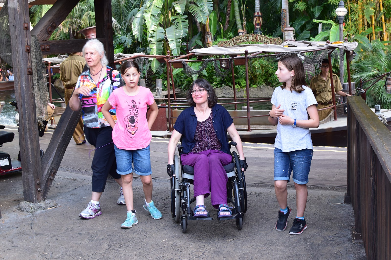 Wheelchair Wandering Disneyland with a Wheelchair