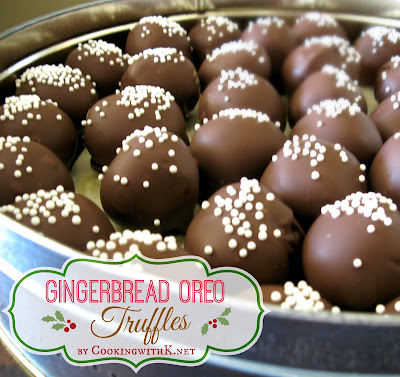Gingerbread Oreo Truffles