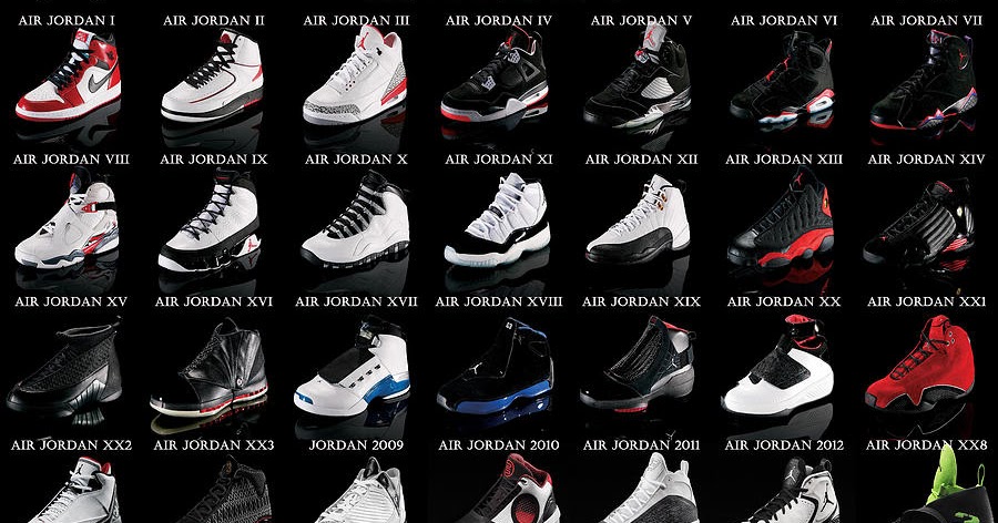 every type of jordan