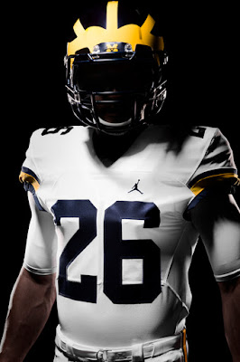 Michigan Jumpman Nike Jordan Brand white uniform