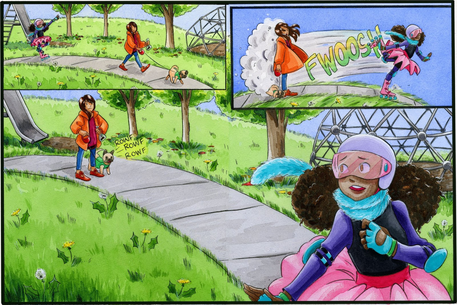 Intro to Comic Craft Stitching Together a Double Page Spread