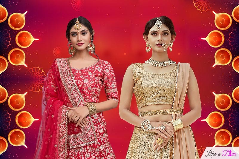 Stunning Karwa Chauth & Diwali Looks For Newlywed Brides