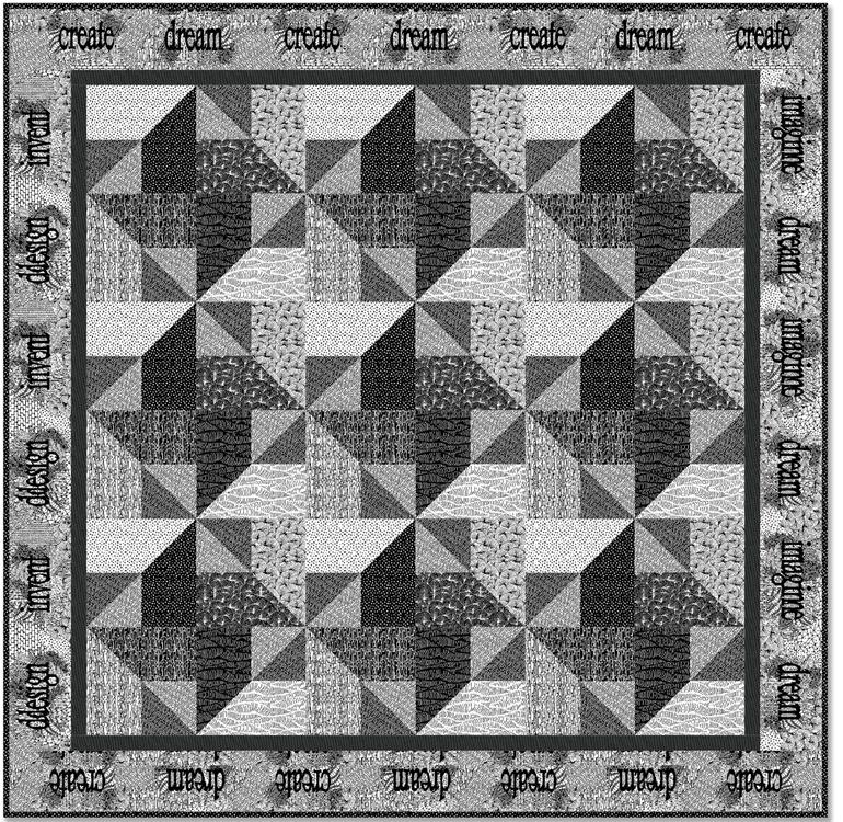 Quilt Inspiration Free pattern day! Black and White quilts