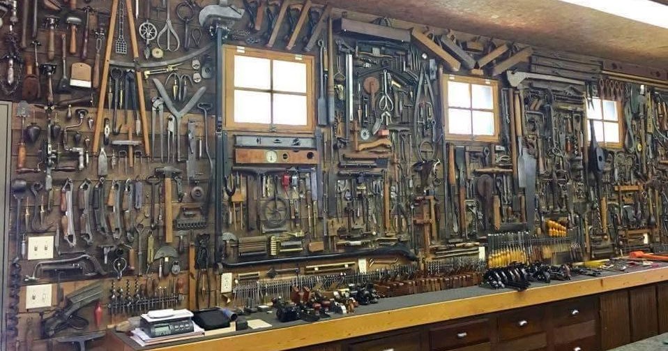 Just A Car Guy fantastic wall of tools