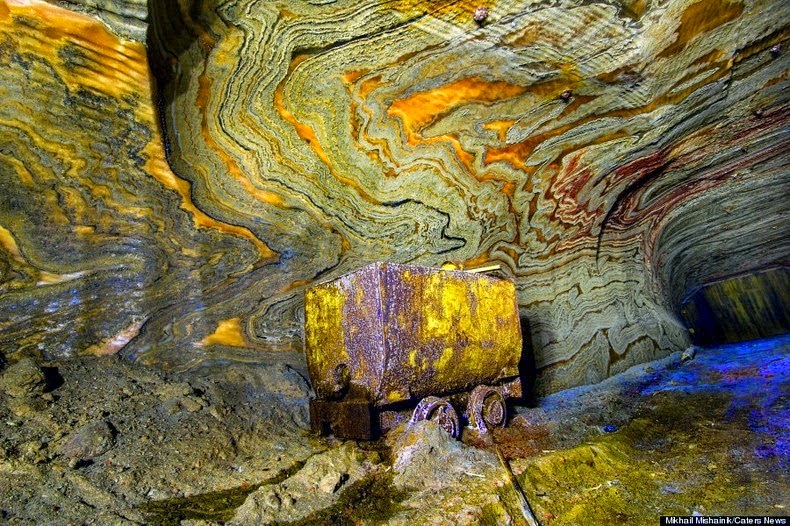 The Most Psychedelic Salt Mine You'll Ever See