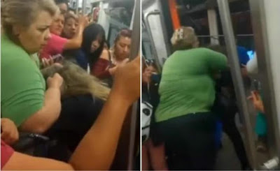 Se pelean mujeres en el Metro de la CDMX