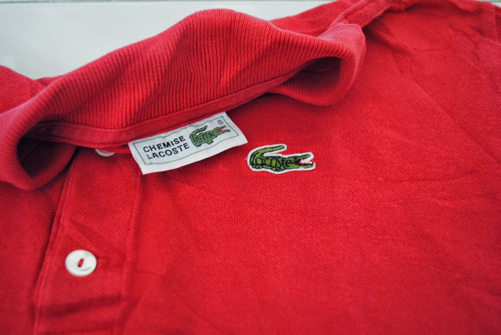 Red Lacoste Polo Shirt (SOLD) | Lifestyle Bundle