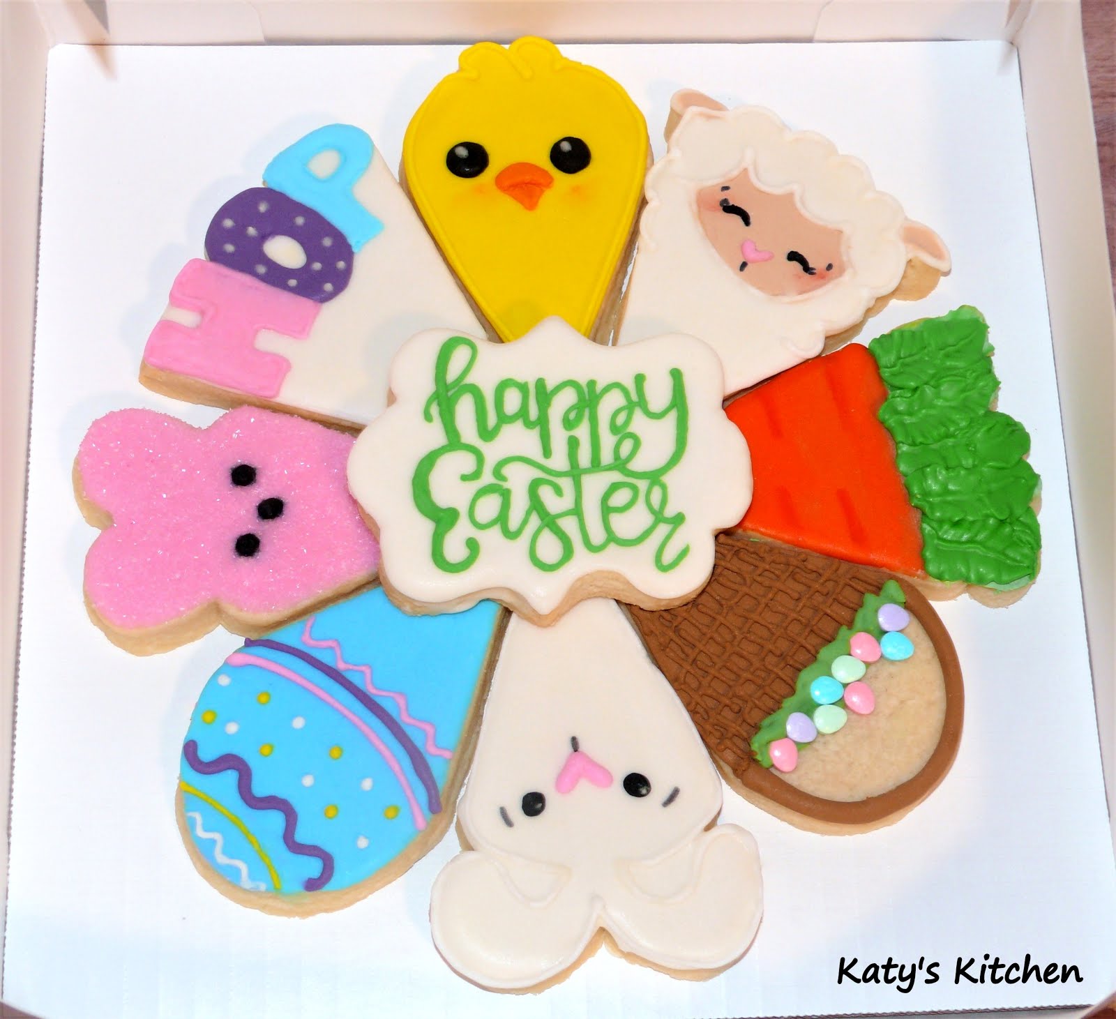 Katy's Kitchen Easter Cookie Platter