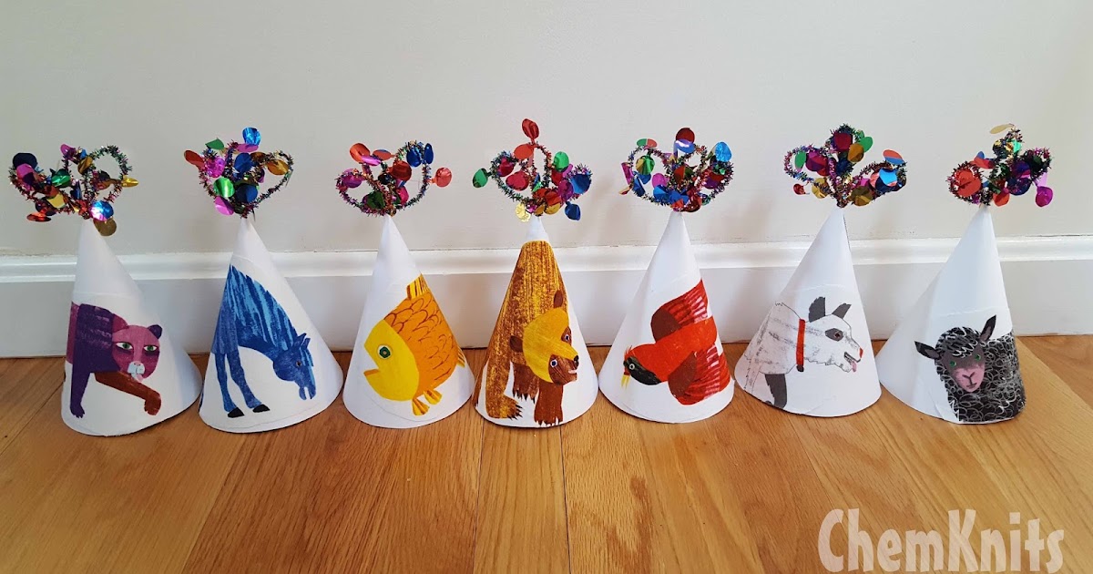 ChemKnits: DIY Brown Bear, Brown Bear Party Hats