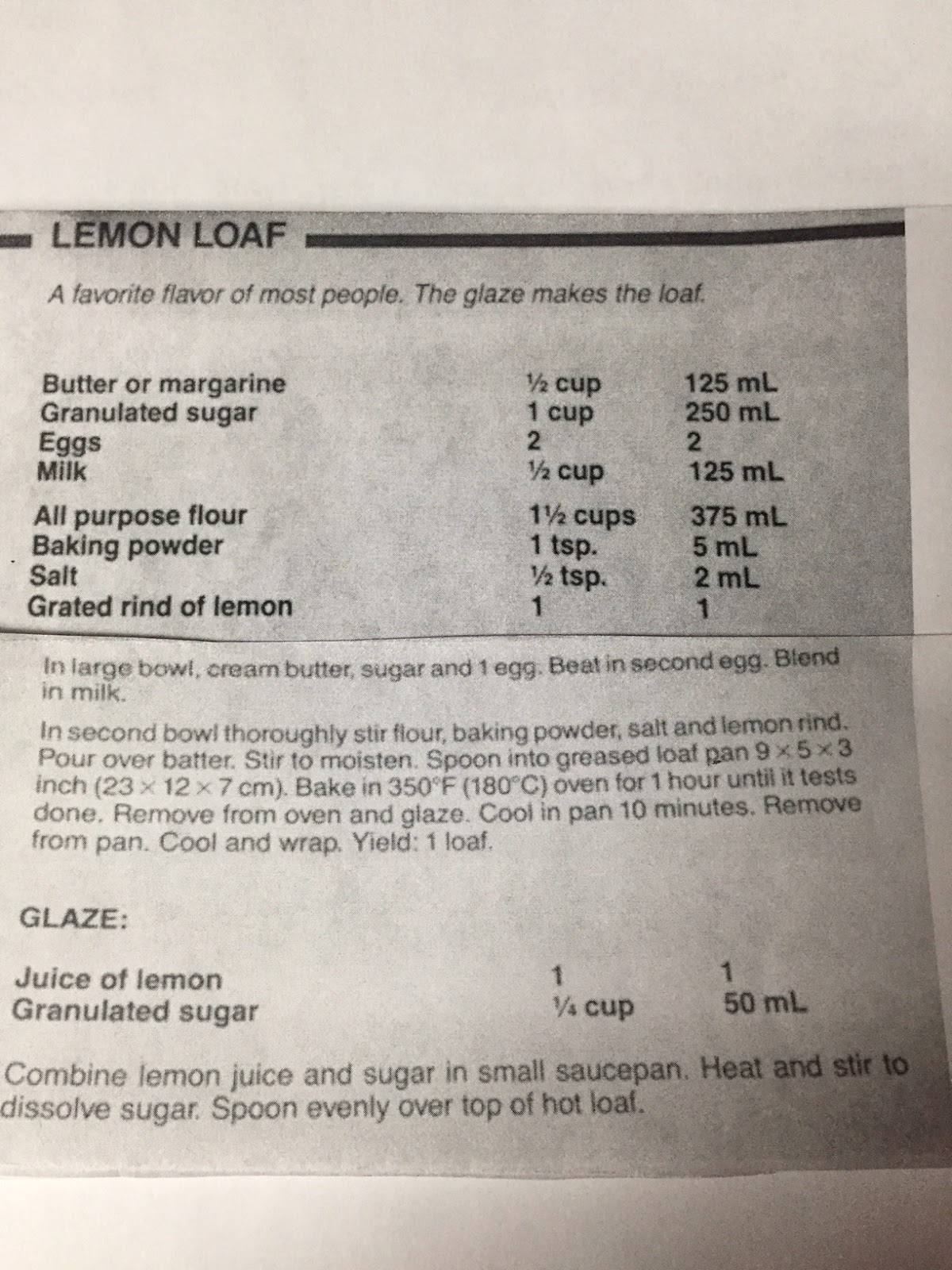 Mrs. v's Foods Class Lemon loaf from Company's Coming, Muffins and more