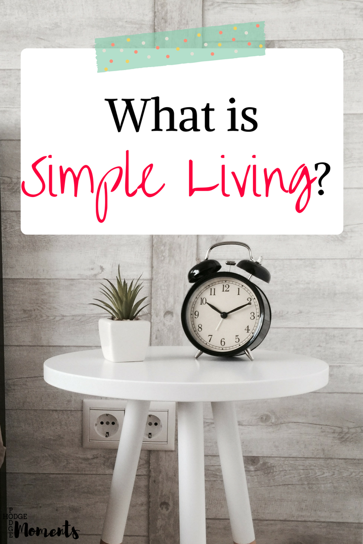 What Is Simple Living