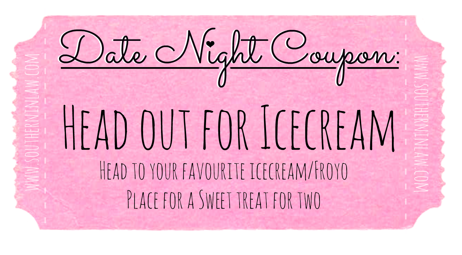 Affordable Date Ideas - Date Night Coupons - Head out for Icecream