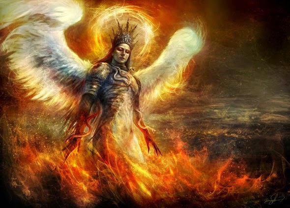 Kirsi Salonen ilustrações fantasia sombria 7 príncipes pecados do inferno