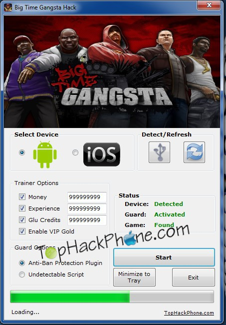 hack game big time gangsta android
