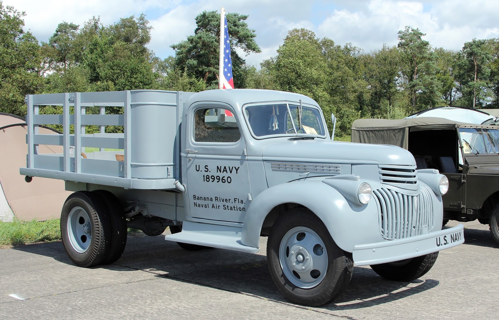 Nostalgia on Wheels 1942 USN Chevrolet Stake Bed