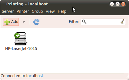 linux find network printer