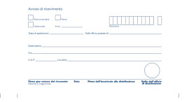Europoste Marsiconuovo Come Si Compila Una Raccomandata Con Ricevuta Di Ritorno