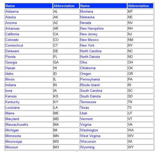 list-of-50-states-and-abbreviations-printable