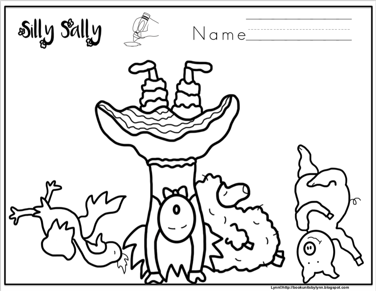 SILLY SALLY FINE MOTOR FREE Book Units By Lynn SILLY SALLY FINE MOTOR FREE Book Units By Lynn