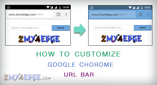 Customize url / tool bar color for your website in android phones