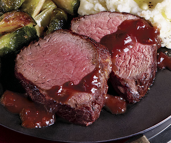 American Health Recipes SearRoasted Beef Tenderloin with Port and