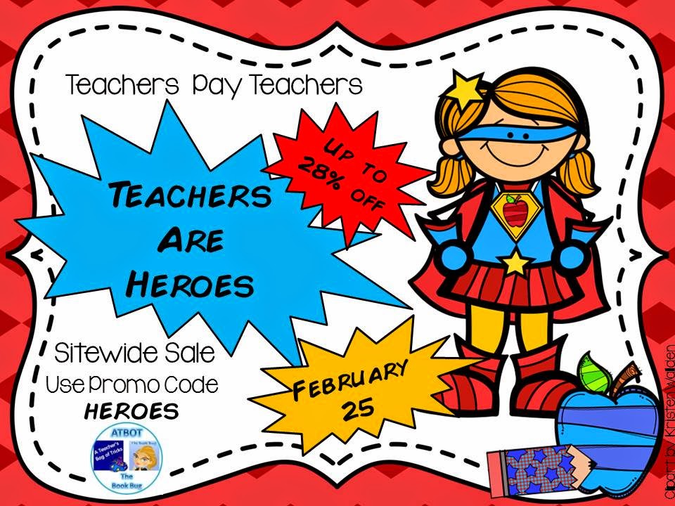 The Book Bug Teachers Are Heroes Sale
